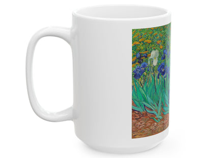 Irises by Vincent Van Gogh Ceramic Mug (11oz, 15oz)