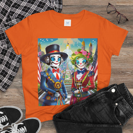 Cyber Punk Robots Cotton Tee