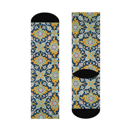Arabesques by Émile Prisse d'Avennes Cushioned Crew Socks
