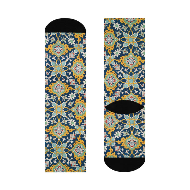 Arabesques by Émile Prisse d'Avennes Cushioned Crew Socks