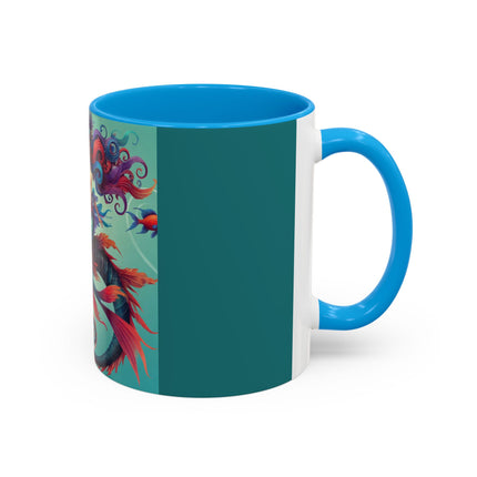 Mermaid & Sea Dragon Mug – Ocean Guardian & Mythic Beauty
