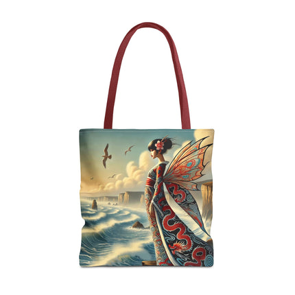 The Coastal Fairy Tote Bag – Serene Grace & Oceanic Magic