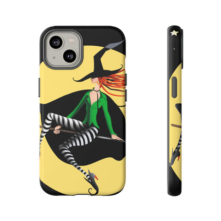 A Witch’s Moonlit Flight Phone Cases