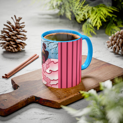 Winter Rose Empress Colorful Mugs (11oz, 15oz)