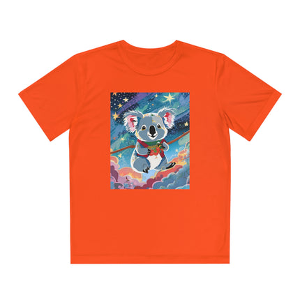 Cute Koala Youth Competitor Tee – Dreamy Skies & Whimsical Wonder