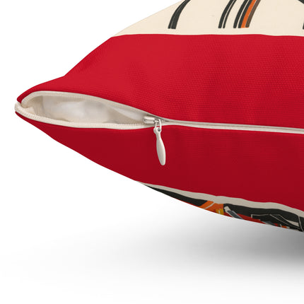 Maquettes de Théatre 4 by Alexandra Exter Spun Polyester Square Pillow
