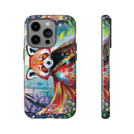 Cybernetic Red Panda Phone Cases