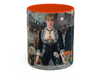 A Bar at the Folies-Bergère by Edouard Manet Colorful Mugs (11oz, 15oz)