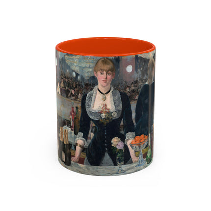 A Bar at the Folies-Bergère by Edouard Manet Colorful Mugs (11oz, 15oz)