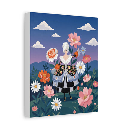 🌸🎀 The Grand Floral Promenade Placemat – Art Deco Fashion Fantasy