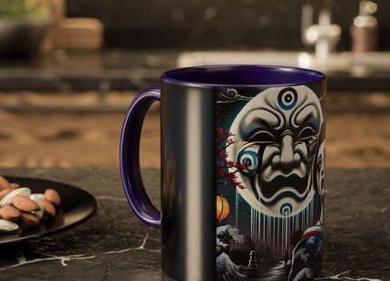 Geisha’s Black Ink Tears Colorful Mugs (11oz, 15oz)