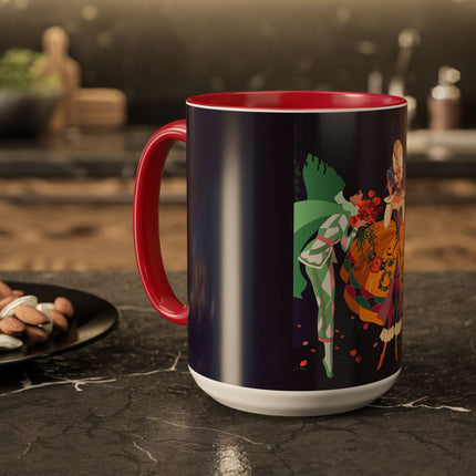 Moonlit Masquerade: The Fairy Queen's Ball Colorful Mug (11oz, 15oz) – Fairy Tale Elegance, Fantasy Charm & Enchanted Style