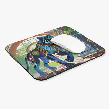 Cyber Panther's Hunt Mouse Pad, Rectangle