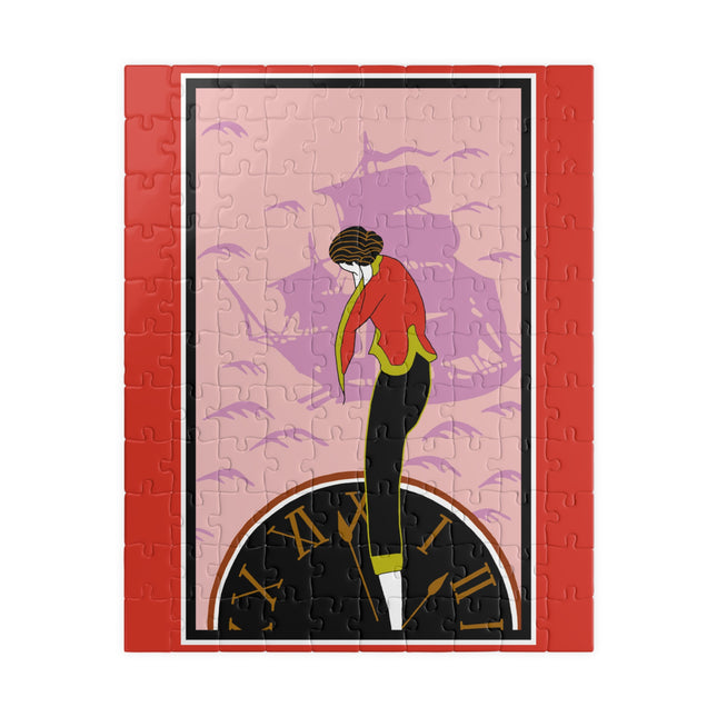 Woman Waiting for her Beloved at 1:59 by Kobayashi Kaichi Puzzle (110, 252, 500-Piece)