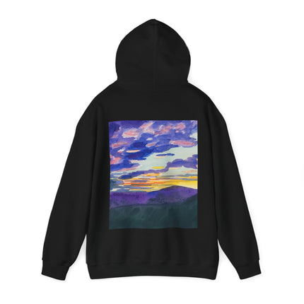 Naturstudie XII by Karl Wiener Heavy Blend™ Hooded Sweatshirt