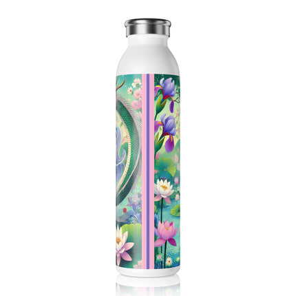 Fairy of the Koi Pond Slim Water Bottle