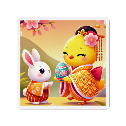 Whimsical Springtime Exchange Die-Cut Magnets (5 Sizes)