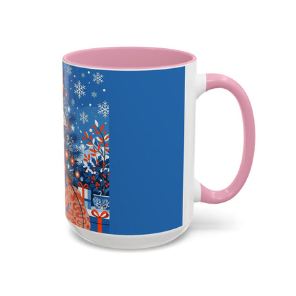 🎋❄️ The Winter Lantern Celebration Colorful Mug – Elegant Asian Christmas Fantasy