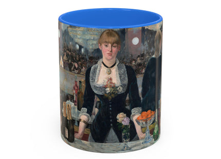 A Bar at the Folies-Bergère by Edouard Manet Colorful Mugs (11oz, 15oz)