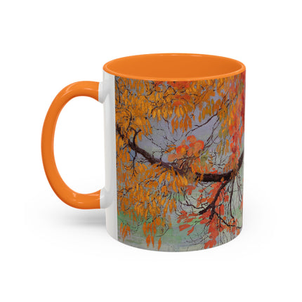 Autumn leaves by Edward Okuń Colorful Mugs (11oz, 15oz)