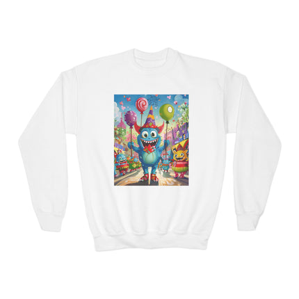 Monster Parade Madness Youth Crewneck Sweatshirt