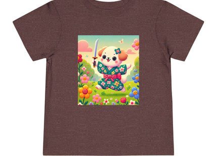 Blossom Pup’s Joyful Journey Toddler Short Sleeve Tee