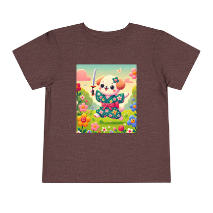 Blossom Pup’s Joyful Journey Toddler Short Sleeve Tee