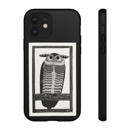 Horned Owl by Samuel Jessurun de Mesquita Phone Cases