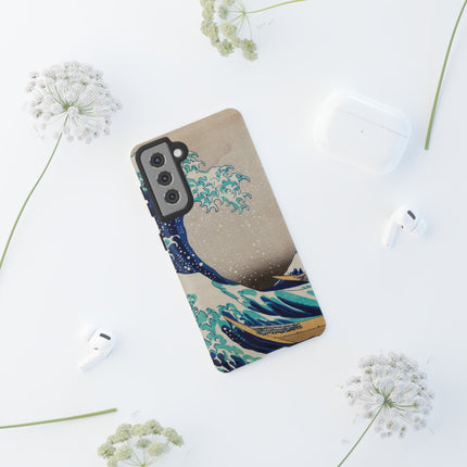 The Great Wave off Kanagawa by Katsushika Hokusai Phone Cases