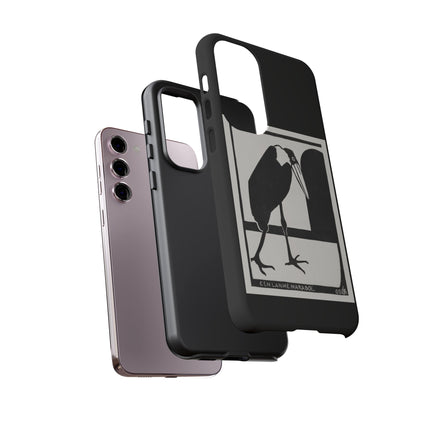 A Lame Marabou by Samuel Jessurun de Mesquita Phone Cases