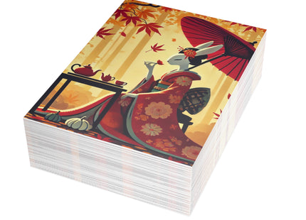Theatrical Harvest Rabbit Postcards (envelopes included) - Bundles of 10, 30, 50 Pieces