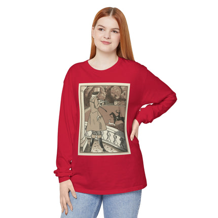 Amazone by Fernand Siméon Unisex Garment-dyed Long Sleeve T-Shirt
