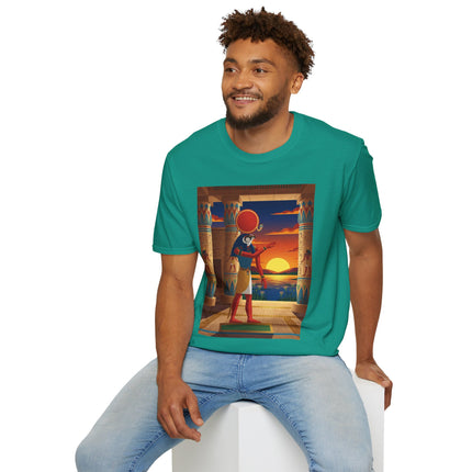Ra Egyptian Sun God T-Shirt – Ancient Power & Sunset Majesty