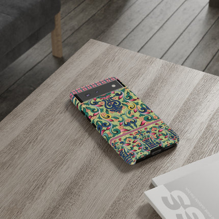 Colorful Flower Pattern by Owen Jones Phone Cases