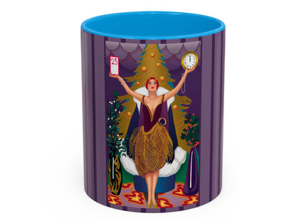 Countdown to Christmas Elegance Colorful Mugs (11oz, 15oz)