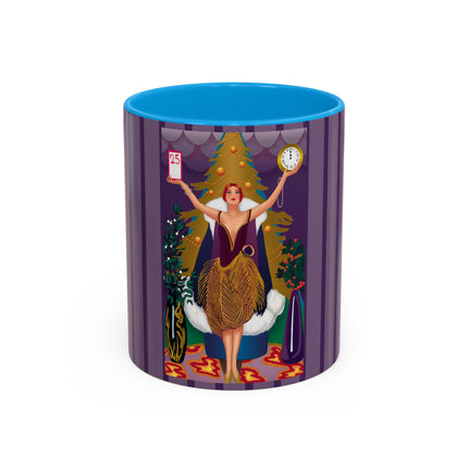Countdown to Christmas Elegance Colorful Mugs (11oz, 15oz)