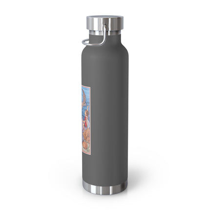 Fairy Whispers of the Sea Copper Vacuum Insulated Bottle, 22 oz