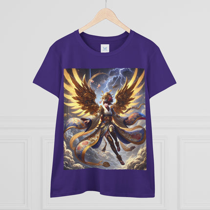 Valkyrie Descending Through Storm Cotton Tee
