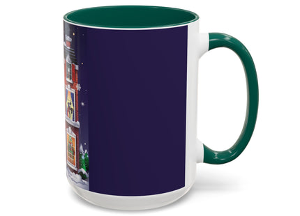 A Christmas Eve Celebration Colorful Mugs (11oz, 15oz)