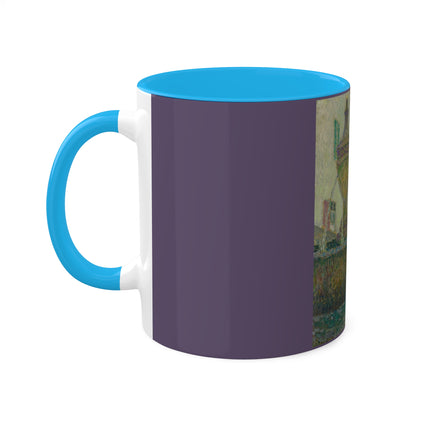 La Fontaine, Saint-Paul De Vence by Henri Le Sidaner Colorful Mug