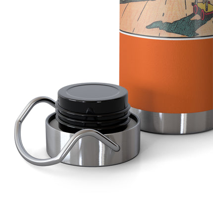Mischievous Mice on Wheels Copper Vacuum Insulated Bottle, 22 oz