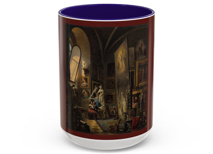 Raphael and his Muse in the Atelier by Vincenzo Abbati Colorful Mugs (11oz, 15oz)