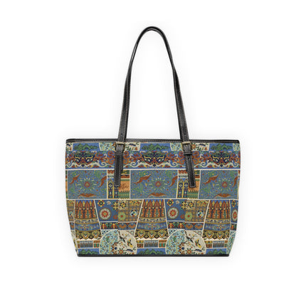 Chinois et Japonais by Auguste Racinet PU Leather Shoulder Bag