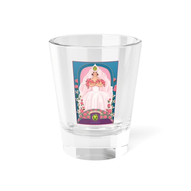 August & Peridot (from the Gem Series) by Sofia Chiostri Shot Glass, 1.5oz