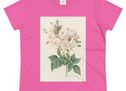 Rosa Noisettiana by Pierre Joseph Redouté Women's Midweight Cotton Tee