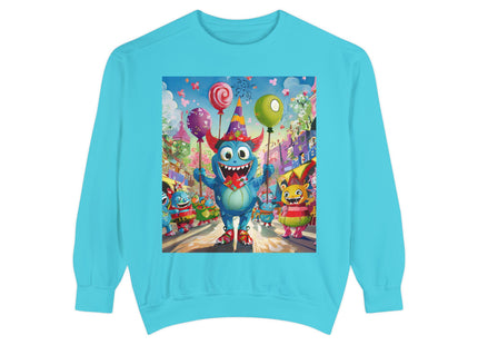 Monster Parade Madness Unisex Garment-Dyed Sweatshirt