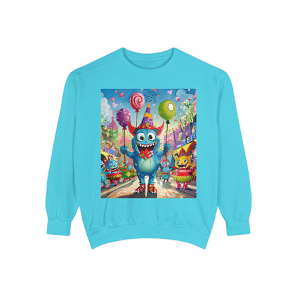 Monster Parade Madness Unisex Garment-Dyed Sweatshirt