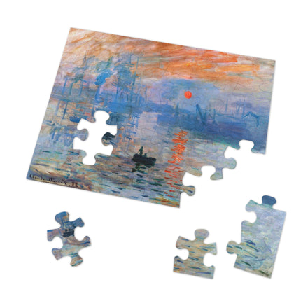 Sunrise by Claude Monet Puzzle (30, 110, 252, 500-Piece)