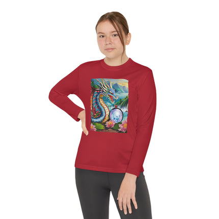 Wisdom's Guardian Youth Long Sleeve Competitor Tee – Dragon Magic & Ancient Wisdom