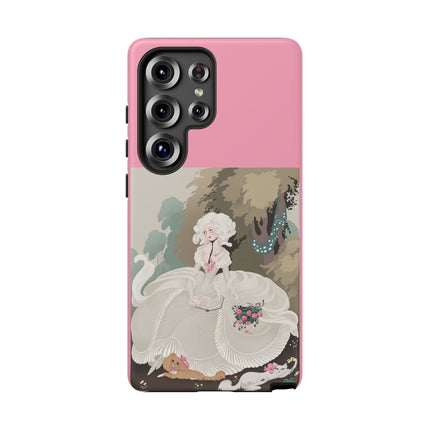 Rococo Garden Reader Phone Case – Whimsical Elegance & Timeless Charm